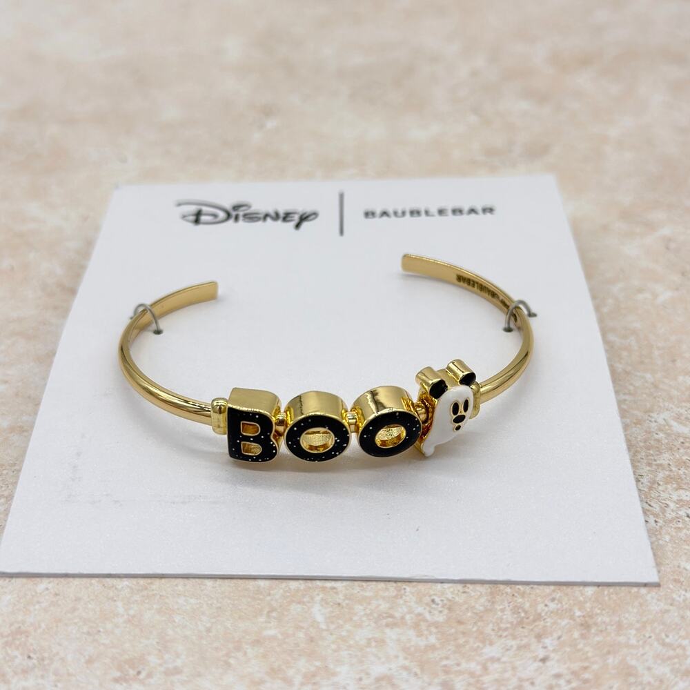 Baublebar Disney Mickey Mouse BOO Ghost Cuff Bracelet NEW